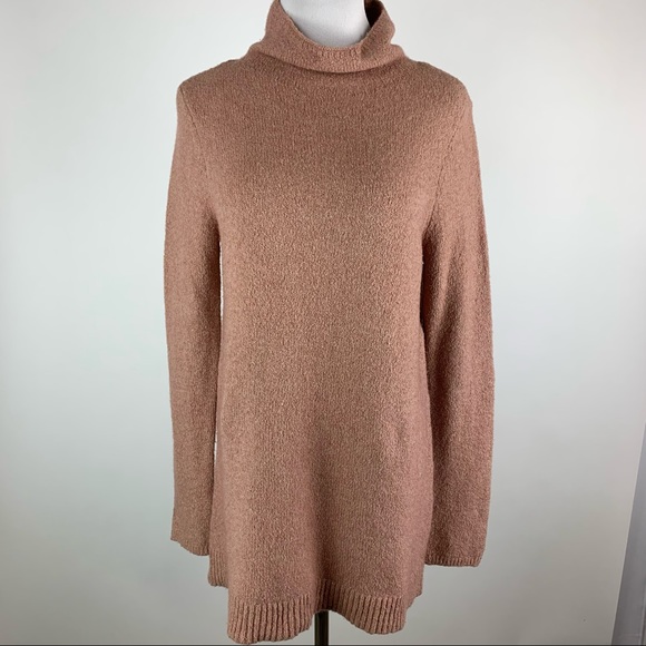 J. Jill Dusty Rose Funnel Neck Sweater Small - Picture 1 of 13